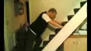 the correct way to mount stairs
