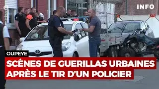 Oupeye : scènes de guérillas urbaines après le tir d'un policier sur un jeune - RTBF Info