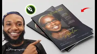 How to Design a Funeral Brochure | Magazine Cover  | CorelDraw Tutorial 2024