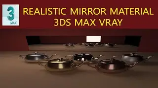 How to Create Realstic Mirror Vray Material in 3ds Max | Tamil | SMT
