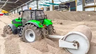 RC TRUCKS AND TRACTORS AT WORK! JOHN DEERE, NEW HOLLAND, FENDT, DEUTZ!