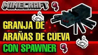 Granja de Arañas de Cueva - Minecraft 1.13.2