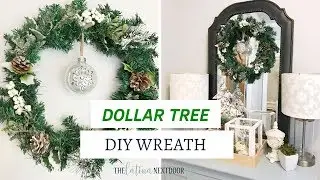 DIY Dollar Tree Christmas Wreath | Dollar Tree Christmas Decor 2018