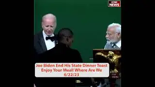 Biden End His State Dinner Toast Enjoy Your Meal! Where Are We?