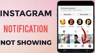 Instagram Notification Options Not Showing // New Update Instagram Notification Problem