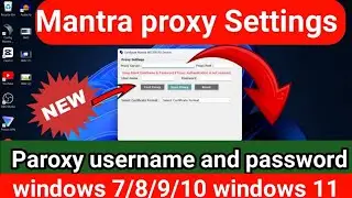 proxy Settings on and proxy Settings  | proxy Settings server problem fixed 2024 latest process