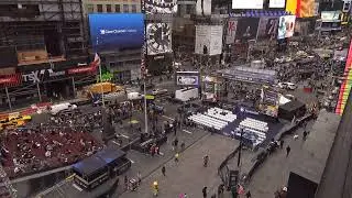 Times Square Curtain Up Broadway Festival