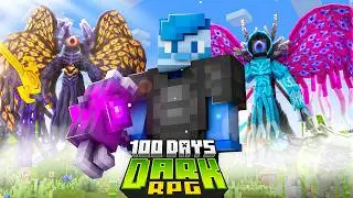 I Spent 100 Days in Minecraft Dark RPG