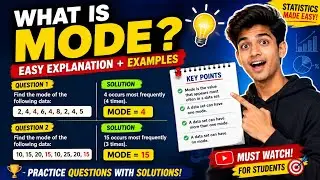 Mode | What is Mode ? | How to calculate Mode | Mode in statistics 