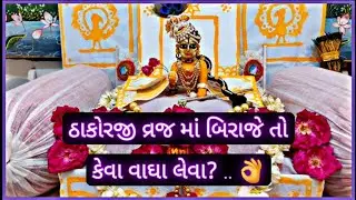 ઠાકોરજી માટેન કેવા વાઘા લેવા ? ..👌 II thakorji II Shrugar II Vlog II dwarikadhish II vraj IIVillage
