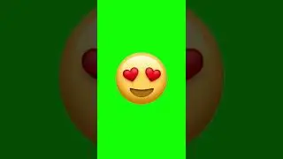 Heart-Eyes Emoji (No Copyright Green-Screen) ♻️ GSUK 