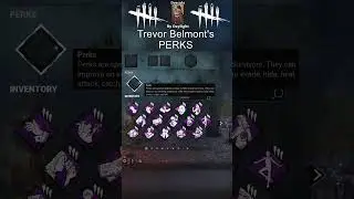 New survivor Trevor Belmont - PERKS (Dracula DLC) 🧛 #shorts #dbd #gaming #dbdshorts