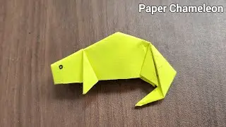 How to Make a Paper Chameleon Step by Step 