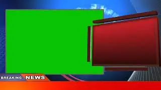 Free breaking news green screen background free animation