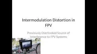 FPV Interference - Intermodulation Distortion - IMD demo