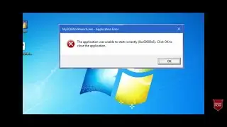 The application was unable to start correctly (0xc0000005) and (0xc00000e5) windows7/8/10