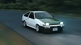 Toyota AE86 Keiichi Tsuchiya in Gunsai Touge 