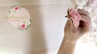 How to Attach Flowers to Hair Clips - Part 3  (Hair Clip Series)