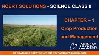 NCERT Solutions for Class 8 Science Chapter 1 Crop Production and Management
