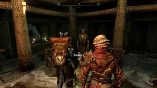 Skyrim - Bard music replacement mod. Greensleeves + Morrowind theme [HD]