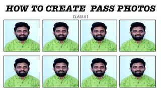 HOW TO CREATE PASS PHOTOS IN PHOTOSHOP