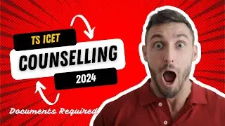 TS ICET 2024 Counselling Dates , Documents required| MY3 ACADEMY.#icet   #counselling  #hk  #sir
