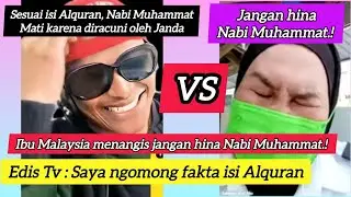Ibu Malaysia M4r4h jangan hina Nabi MUHAMMAT mati diracun J4NDA