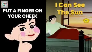 Put A Finger On Your Cheek | I Can See The Sun | Animated Nursery Rhymes | Juniors TV