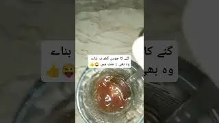 Sugar Cane 🍯 juice at home olny one mint #best #food #summer