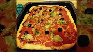 HOMEMADE PIZZA / PIZZA FATTA IN CASA - FACILE || FLORIDEAS #vlog #food #pizza #love #yummy #cooking