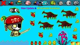 Map Changes (Lava Biome, Space, Tower) New Update And All Animals Evolution (EvoWorld.io)