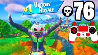 76 Elimination Solo Squads Chrome Punk Skin Gameplay 