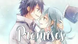 「Nightcore / 8D Audio」→  Promises ( switching vocals ) - Lyrics ✔