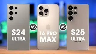 Samsung Galaxy S24 Ultra 5G Vs iPhone 16 Pro Max 5G Vs Samsung Galaxy S25 Ultra 5G