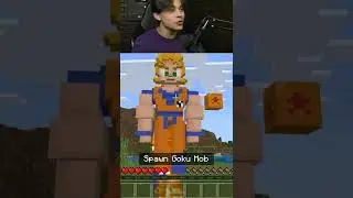 GOKU Mob in Minecraft! 🤯 #shorts