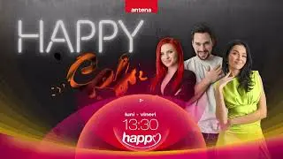 Ioana Ginghină vine la Happy Café, Astăzi, de la ora 13:30 pe Happy Channel și AntenaPLAY🌸✨
