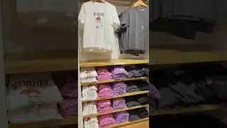 kuromi and my melody at uniqlo!!!! cutest tees 