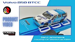 Unboxing & Product video - Tarmac Works 1:64 TWR Volvo 850 Jan Lammers 1994 Touring Car modelcar