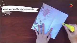 Cómo hacer una bolsa de papel ¡Muy fácil!