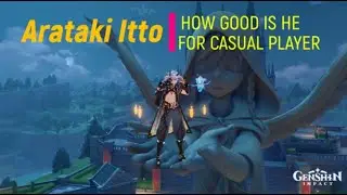 Genshin Impact  - Arataki Itto - Casual game play