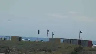 Manteros sin mascarilla en Castelldefels