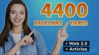 build 4400 ultra SEO contextual backlinks tiered