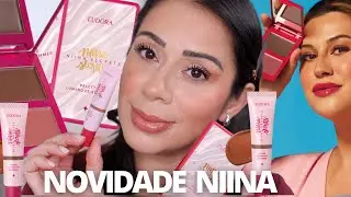New NIINA SECRETS Luminous EUDORA | Testing the Blush/Bronzer and Gloss Duo