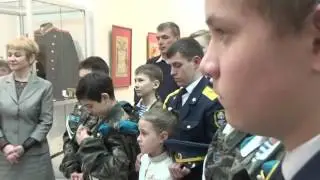Елена Бердникова на открытии выставки 