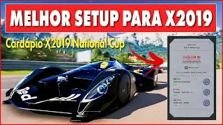 GRAN TURISMO 7 MELHOR SETUP PARA CARDÁPIO X2019 NATIONAL CUP