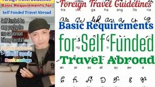 Basic Guidelines for Filipino Foreign Travellers