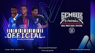 Efootball 2024 Gembox Patch season summer 2023 2024