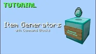 Item Generators with Command Blocks (TUTORIAL) - MCPE/Win10/Xbox/Switch