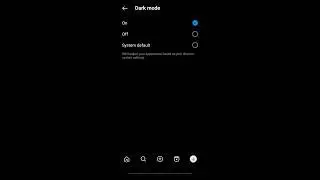 How to change theme on instagram | turn on or off dark mode on instagram #viral #shorts