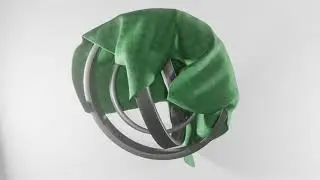 Easy satisfying cloth simulation in blender #animation #blender #subscribe